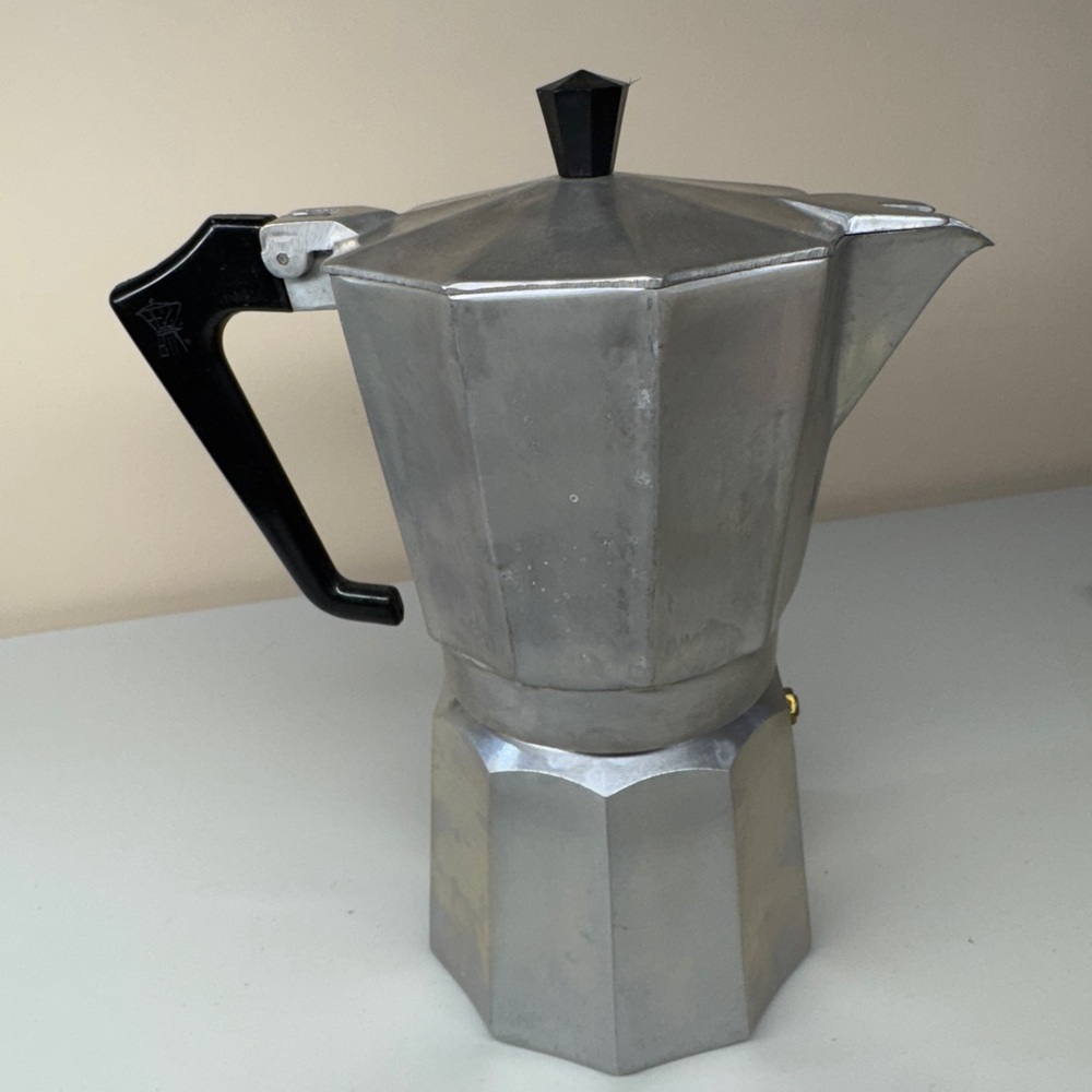 Vintage Pezzetti Italian Coffee Espresso Maker Moka Pot Stove Top Italy